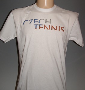 white t-shirt CZECH TENNIS 7/8